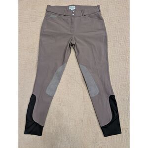 Dover Saddlery Breeches Women Size 32 Dark Tan Equestrian Horse Riding Pants